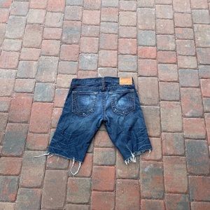 True Religion Jorts, Great details distressing and quality,